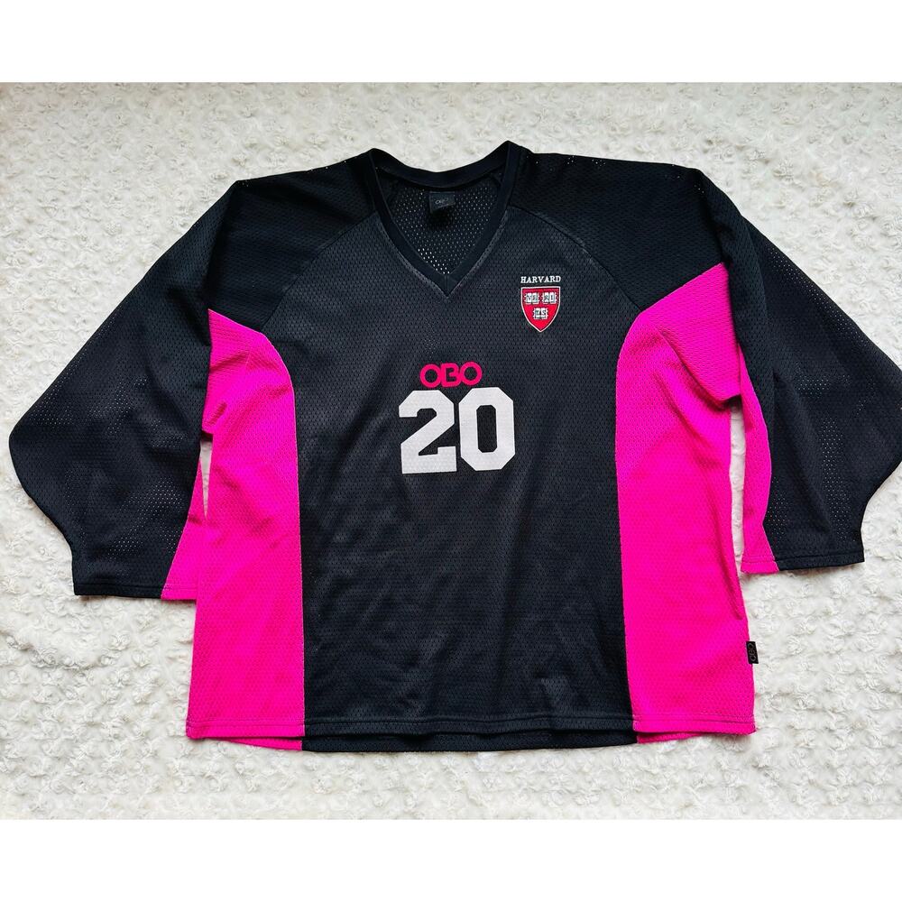 Harvard OBO New Zealand Field Hockey Goalkeeper Pink Black Smock Jersey Medium